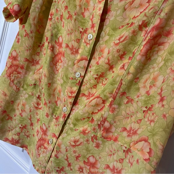 EUC Norton McNaughton floral button down - Picture 2 of 5